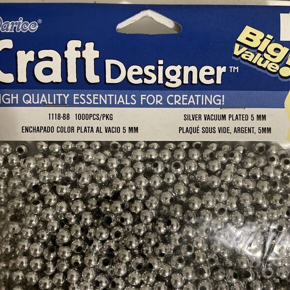 Darice Jewelry Designer Mixed Lot of Beads & Clasps Jewelry Making 4 pkgs NEW - Picture 3 of 6